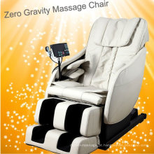 Cadeira luxuosa elétrica da massagem da gravidade zero do couro de Shiatsu da música